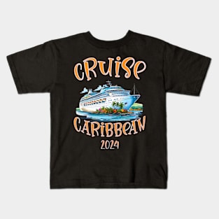 Cruise Caribbean Together Family Making Memories At Sea Kids T-Shirt